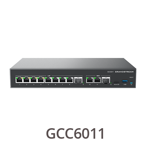 Router y centralita Grandstream GCC6011 todo en uno de 12 puertos para rack Router y centralita Grandstream GCC6011 todo en uno de 12 puertos para rack